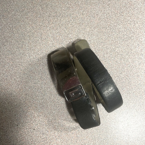 Guess watch with black leather double wrap around band. - Picture 2 of 2